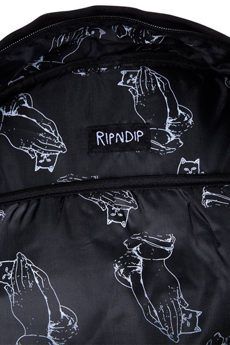 RIPNDIP (リップンディップ) Lord Nermal Backpack - Black / ロック