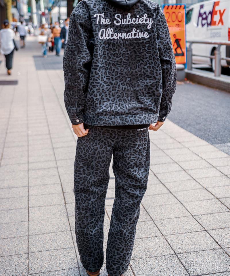 Subciety LEOPARD SWING TOP BLACK / ロックファッション / バンドT