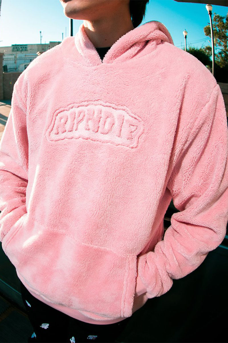 RIPNDIP Bubble Sherpa Hoodie (Pink) / ロックファッション / バンドT