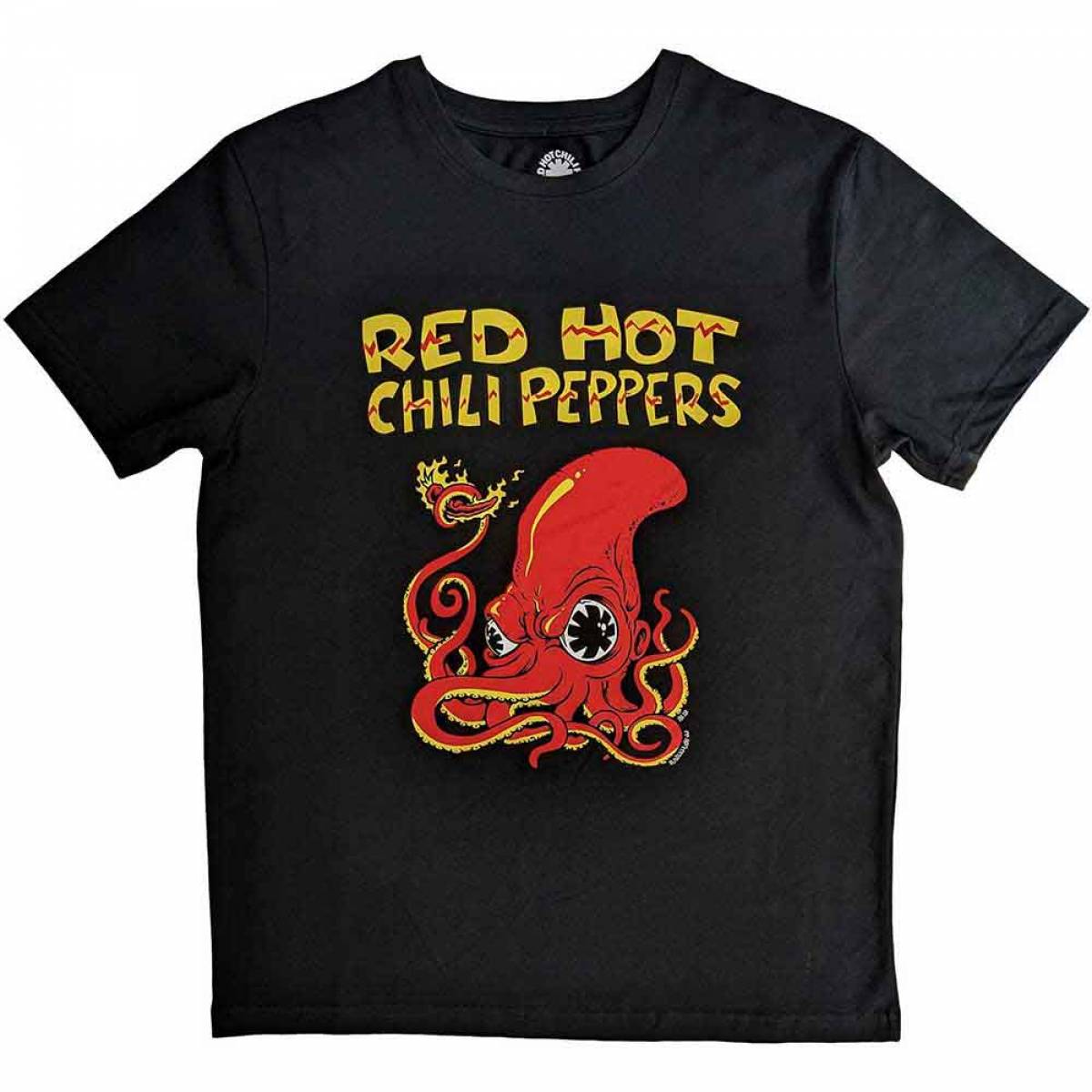 RED HOT CHILI PEPPERS バンドTシャツ ユニセックス: Octopus - BLACK