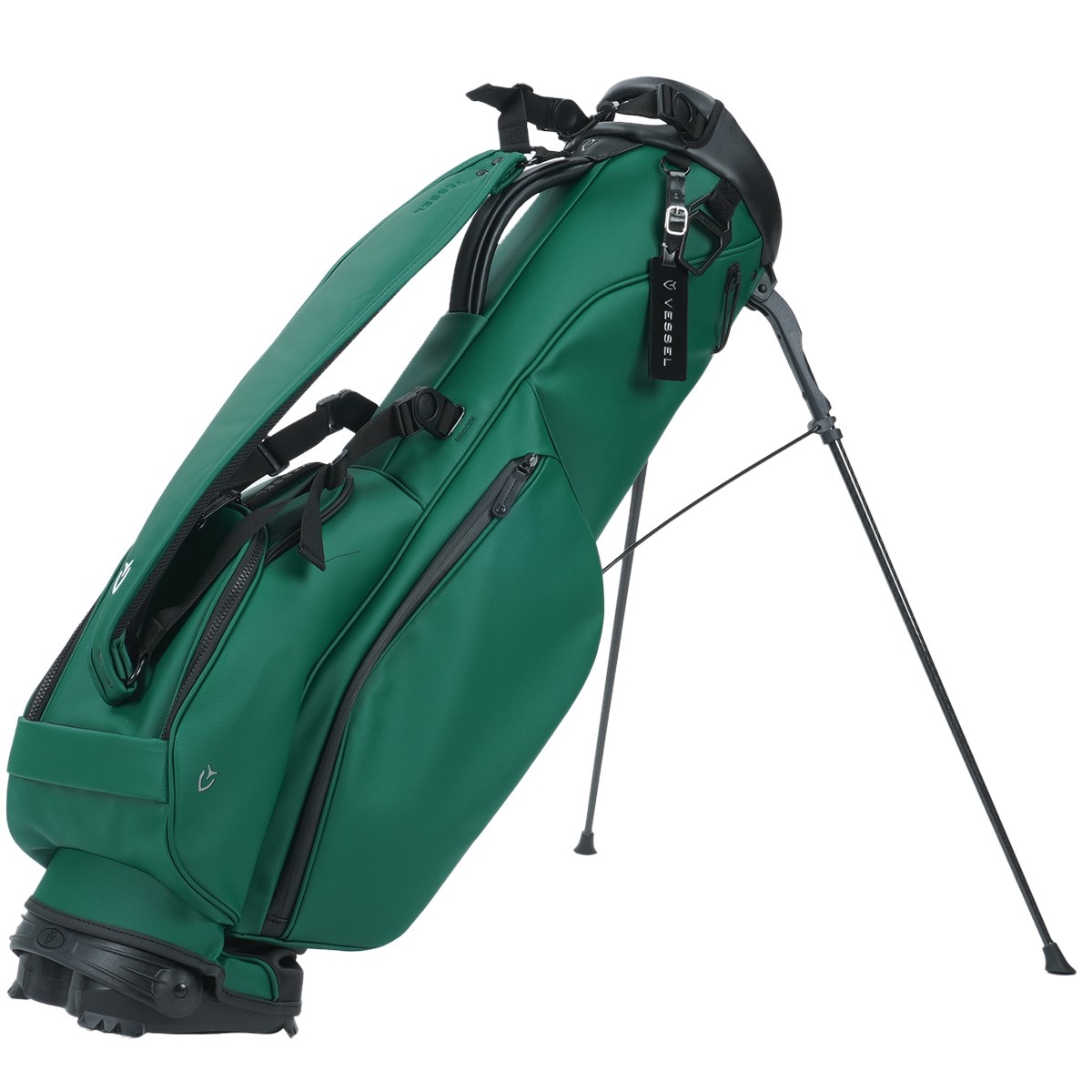 dショッピング |ヴェゼル VESSEL VLX スタンドキャディバッグ グリーン