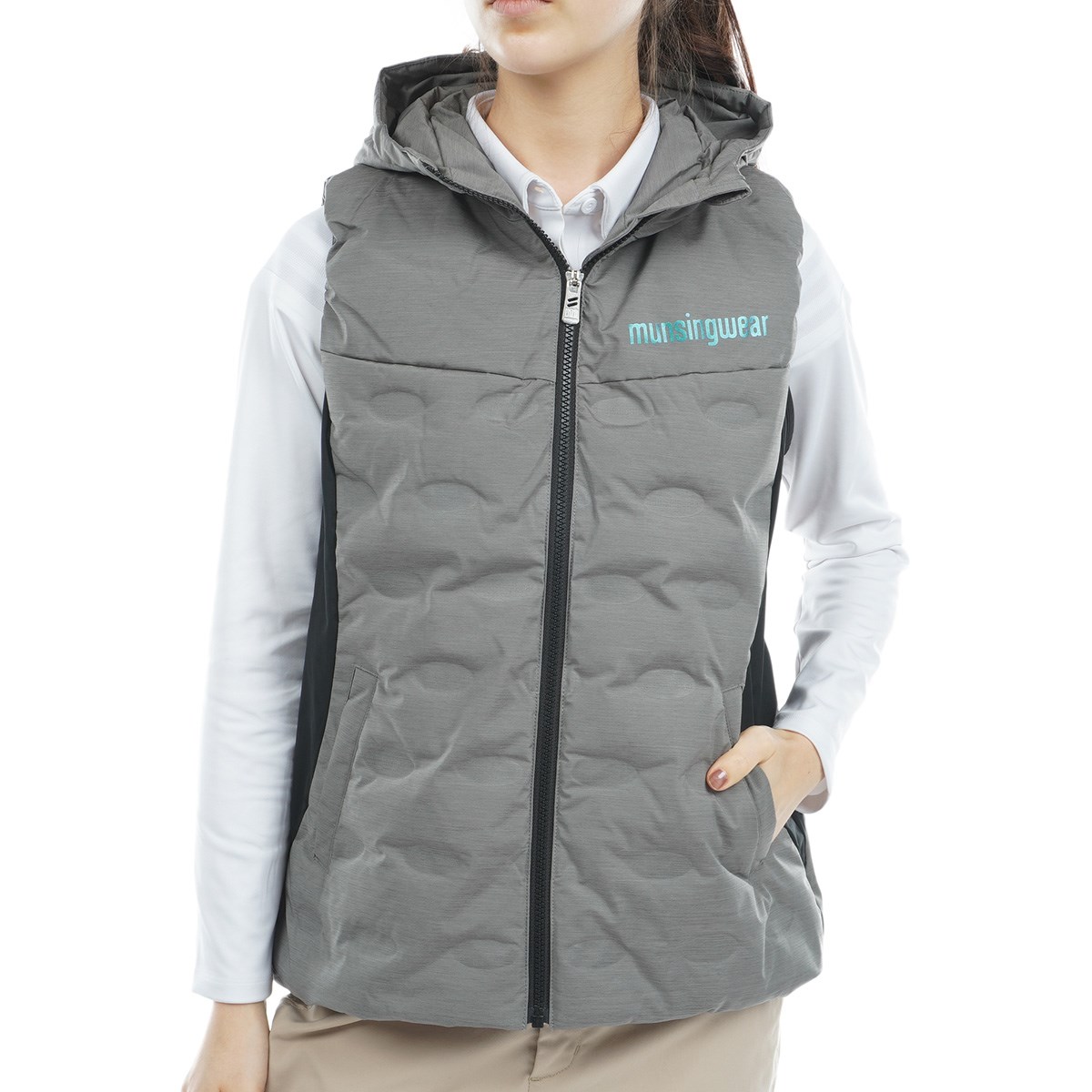 dショッピング |マンシングウェア Munsingwear 撥水ストレッチ ヘザー