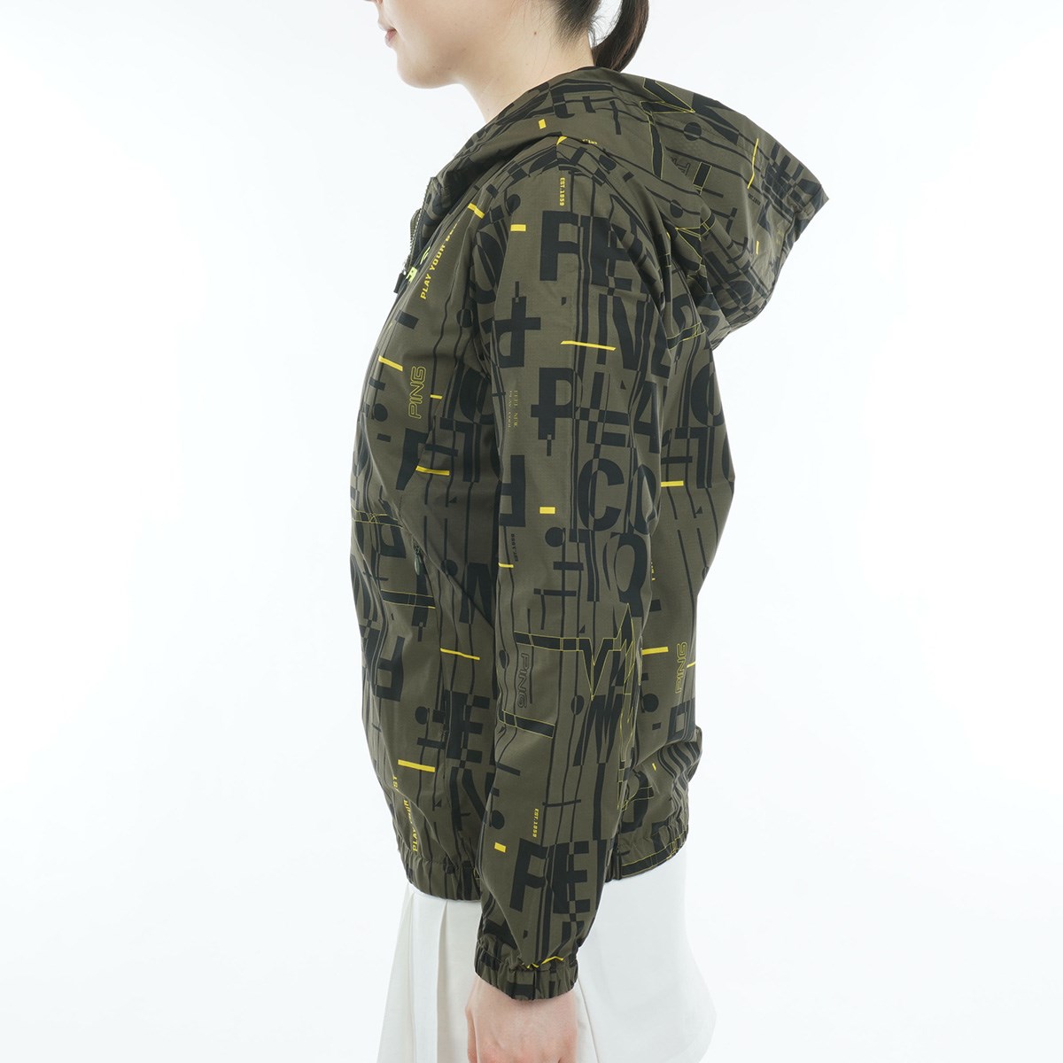 dショッピング |ピン PING デジタルノイズプリント フルジップ