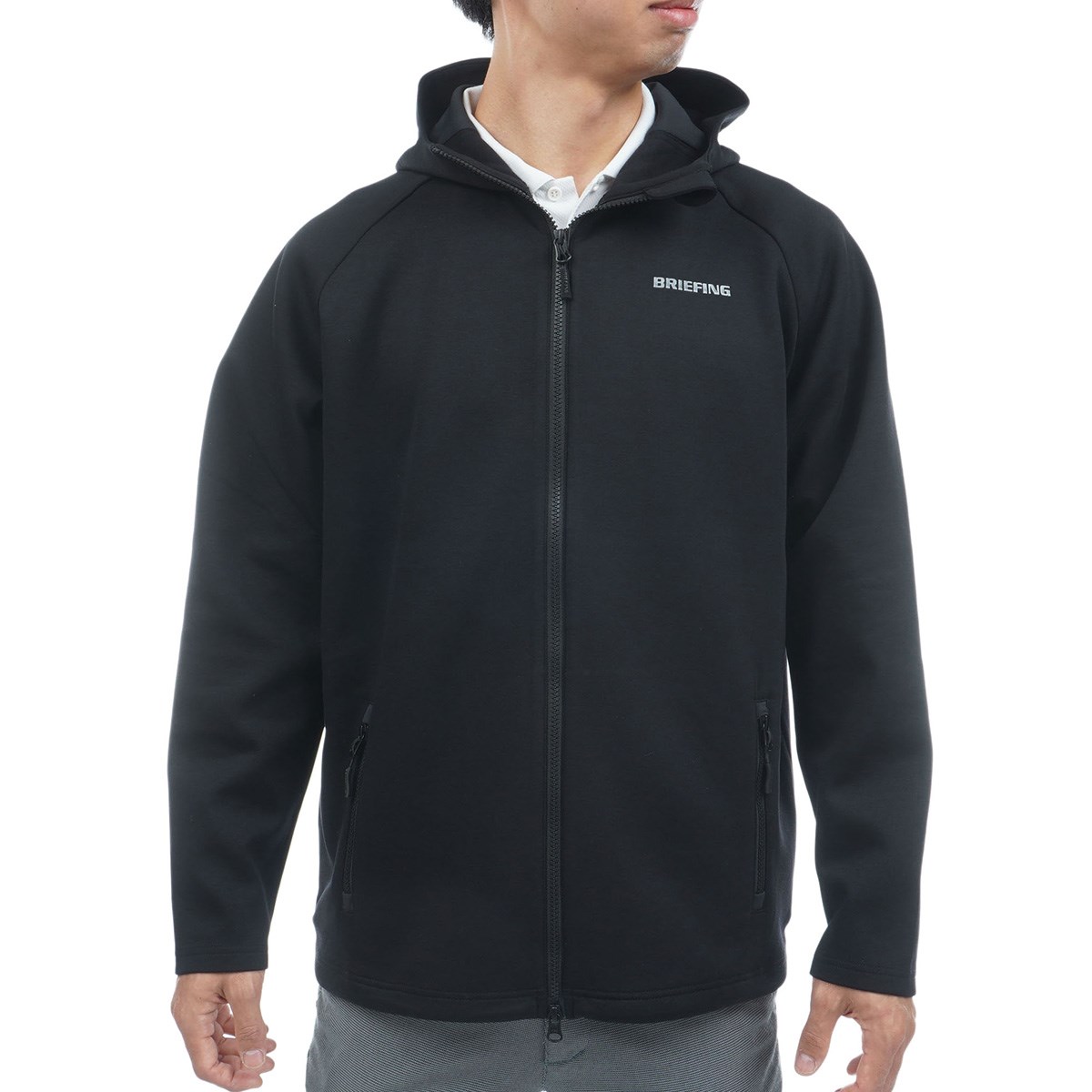 dショッピング |ブリーフィング BRIEFING ウォーム 3D ロゴ パーカー L