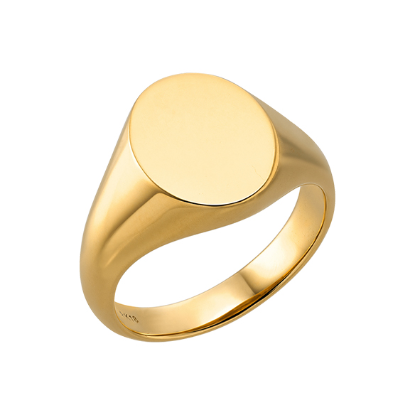 K18イエローゴールド リング オーバル | 高品質 金・プラチナ