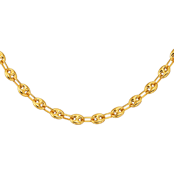 イタリア製〕K18イエローゴールド ネックレス 40cm | 高品質 金・プラチナ