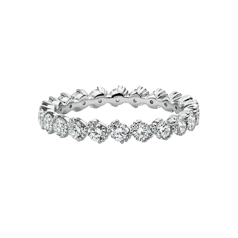 プレシューズ〕Pt950 ダイヤモンド エタニティリング（13・14号） | 高