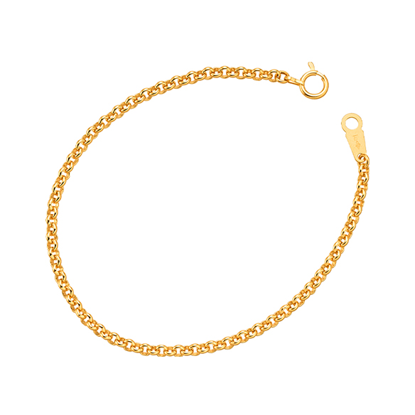 K18イエローゴールド ブレスレット 18cm | 高品質 金・プラチナ