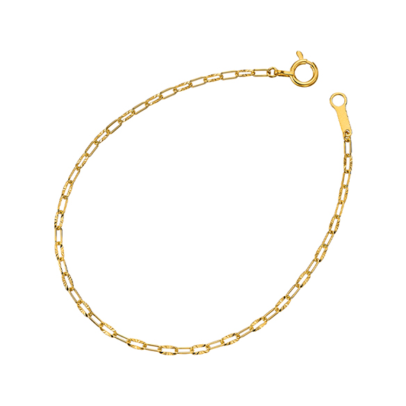 K18イエローゴールド ブレスレット 18cm | 高品質 金・プラチナ