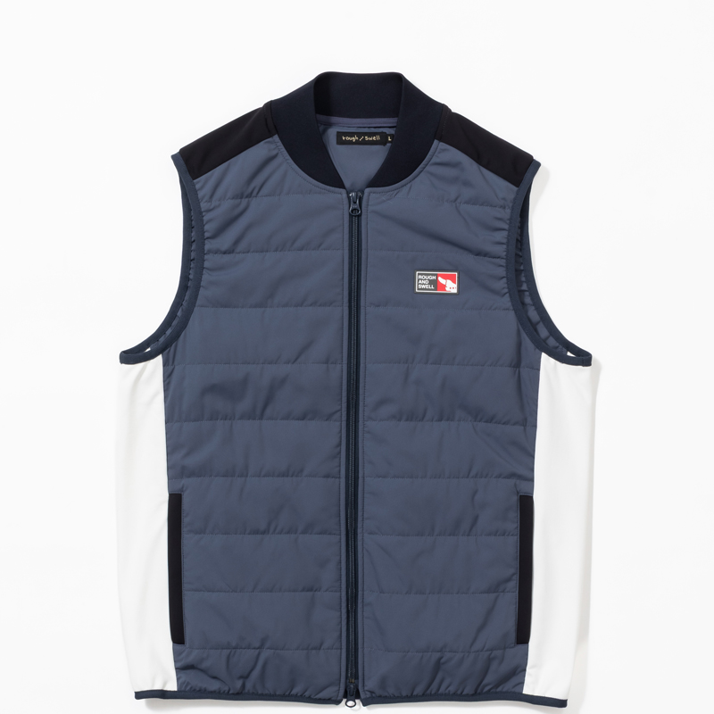 GO/LOOK!（ゴルック）｜rough & swell WHISTLER VEST ブルーグレー