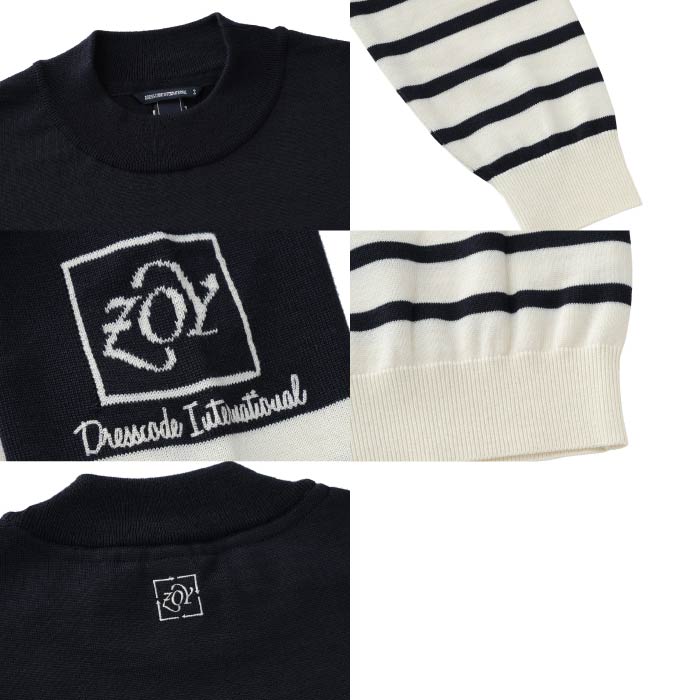 ZOY ゾーイ ゴルフウェア メンズ MENS WODURER×RENU 長袖セーター