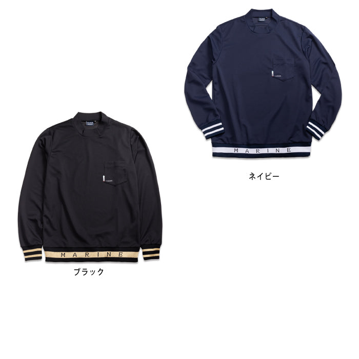 muta MARINE GOLF ムータマリンゴルフ メンズ ヘムリブ モックネック