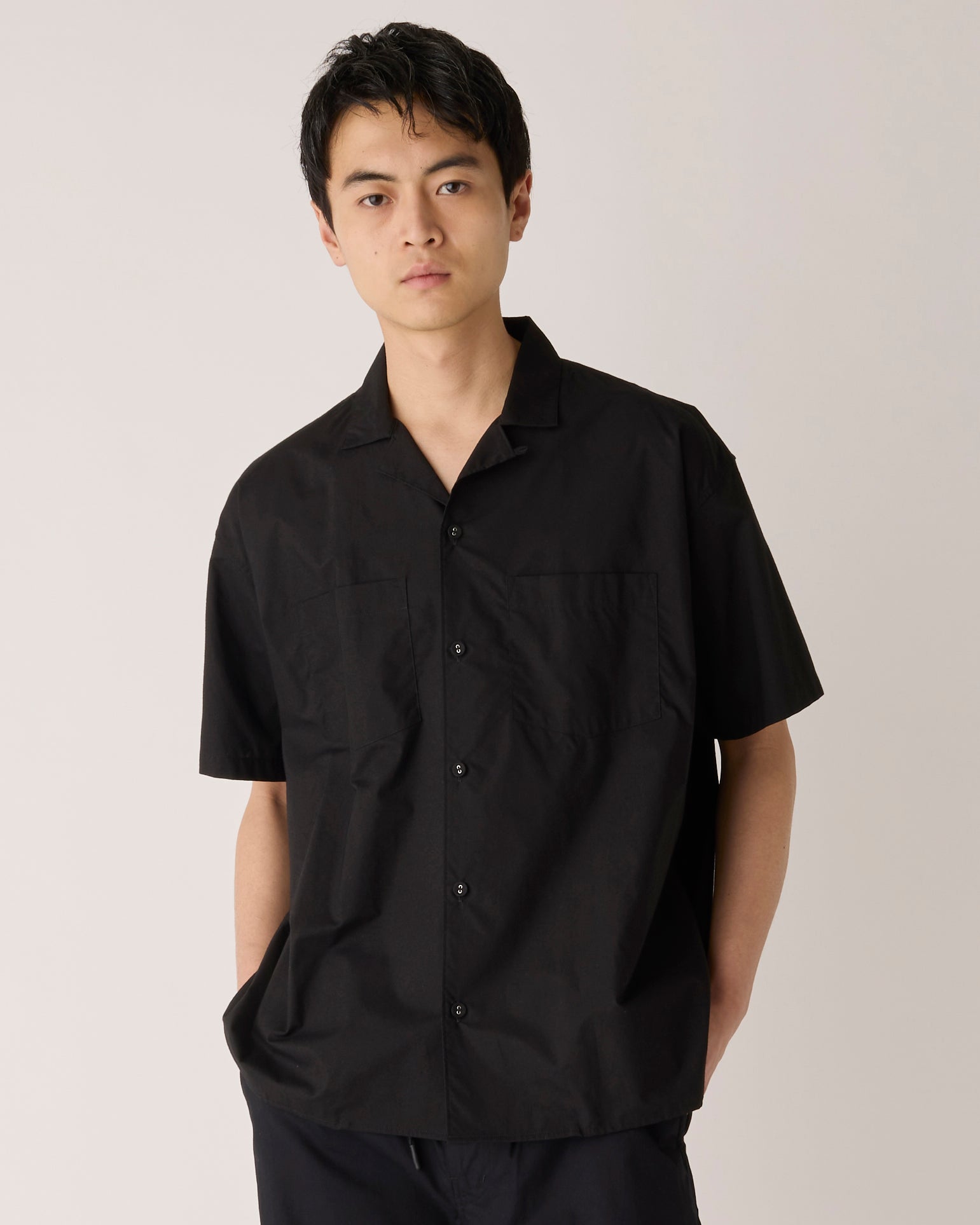 ホワイトマウンテニアリング】BROAD OPEN COLLAR SHIRT – GQ SHOP