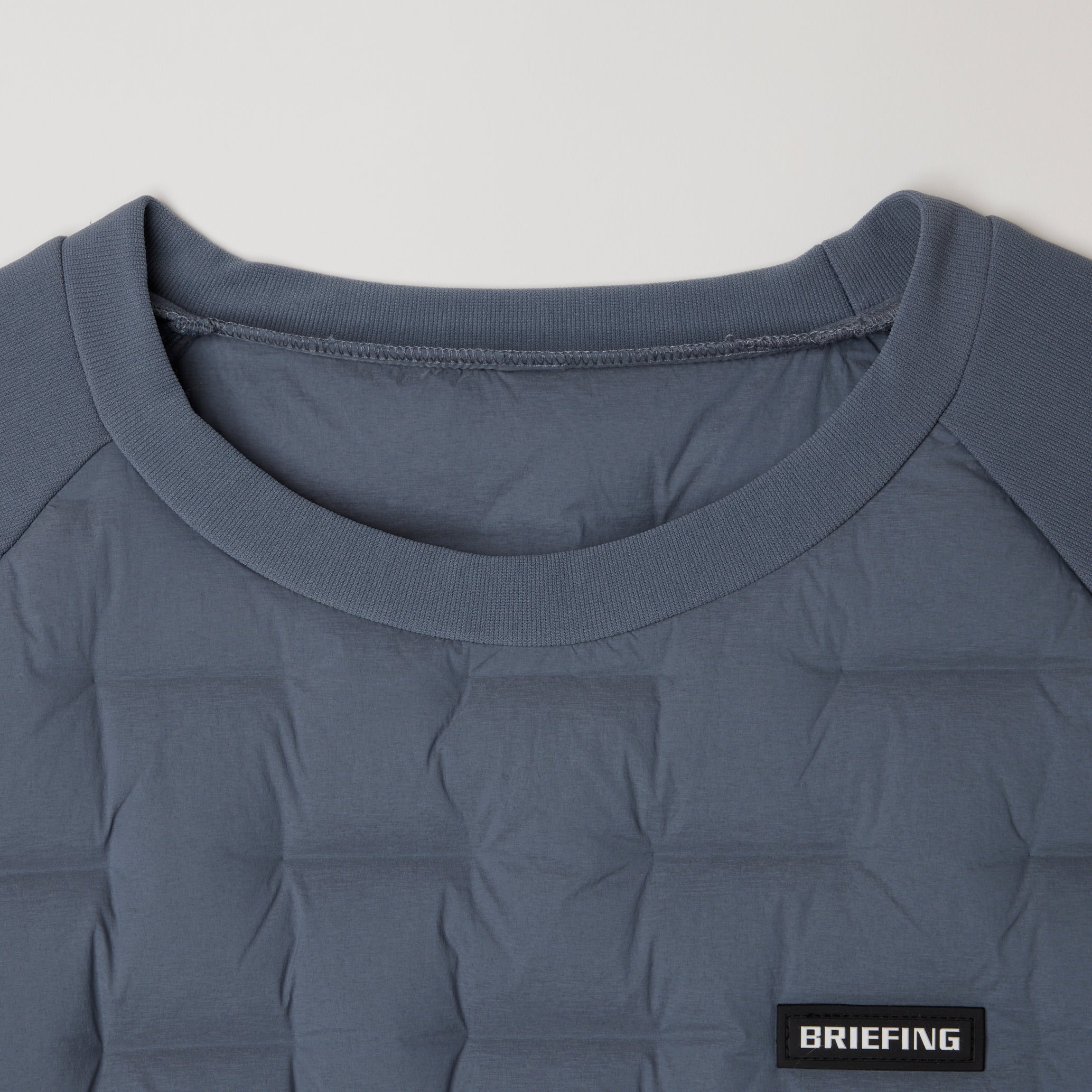 ブリーフィングゴルフ】メンズ ハイブリッド ダウン クルー ネック