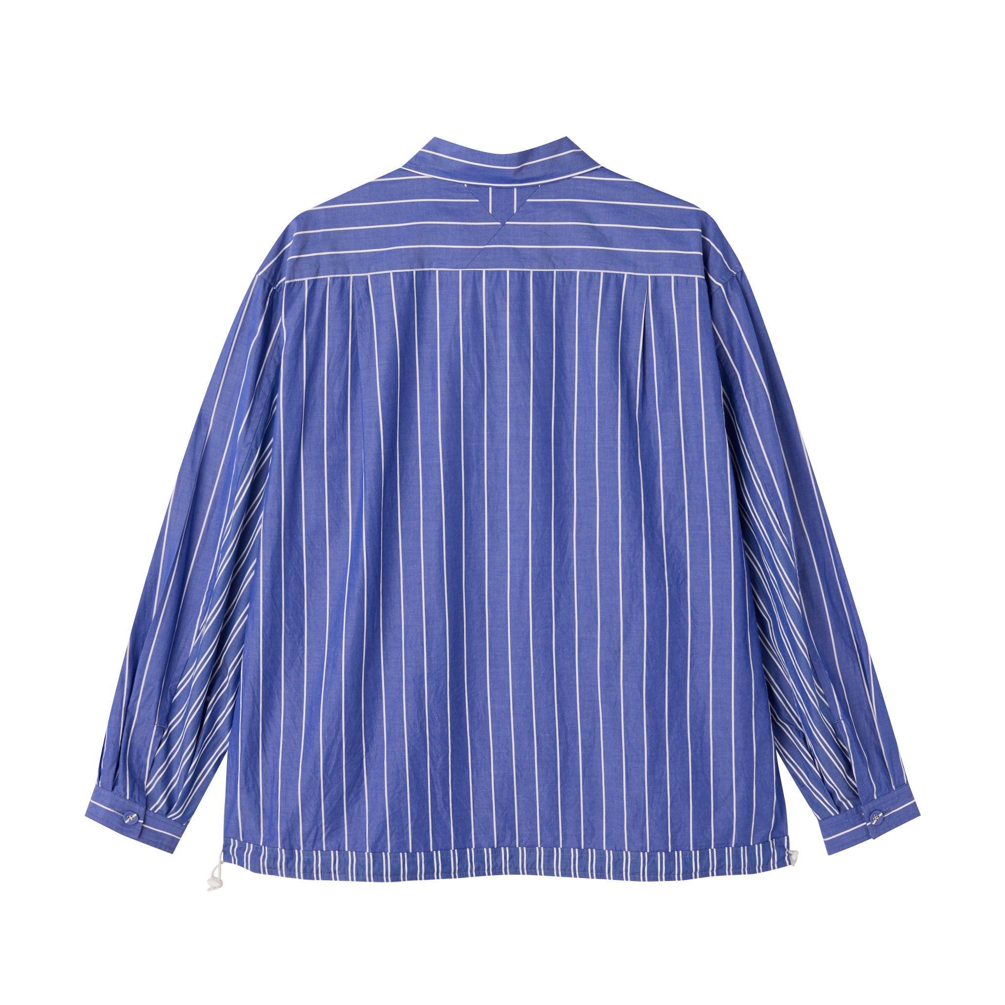 ホワイトマウンテニアリング】MID GUSSET SLEEVE STRIPE SHIRT BLOUSON