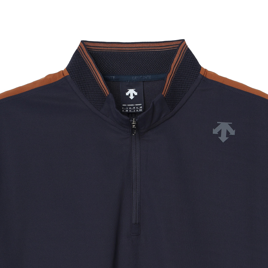 デサントゴルフ】スタンドカラーハーフジップ半袖シャツ – GQ SHOP