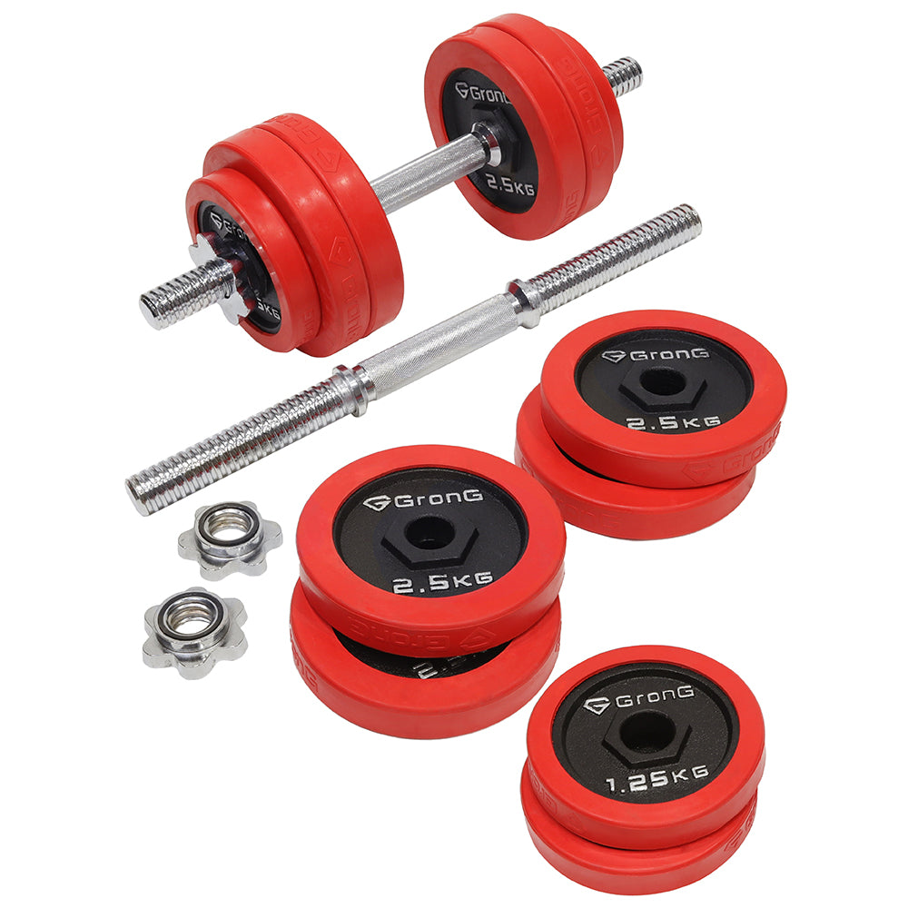 アイアンダンベル セット ラバー付き | グロング公式ショップ