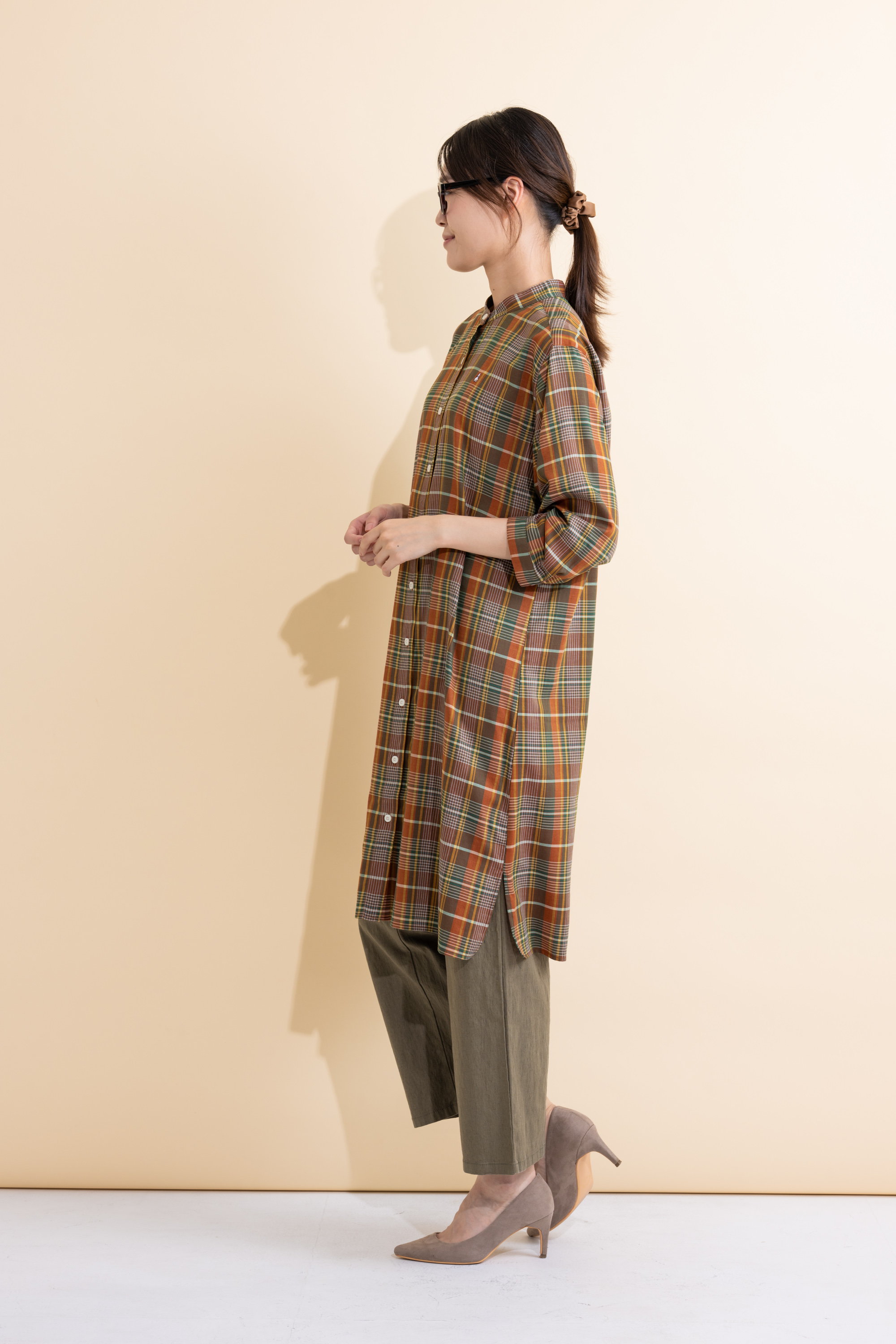 チェックロングシャツ - ハッシュパピーアパレル公式通販サイト