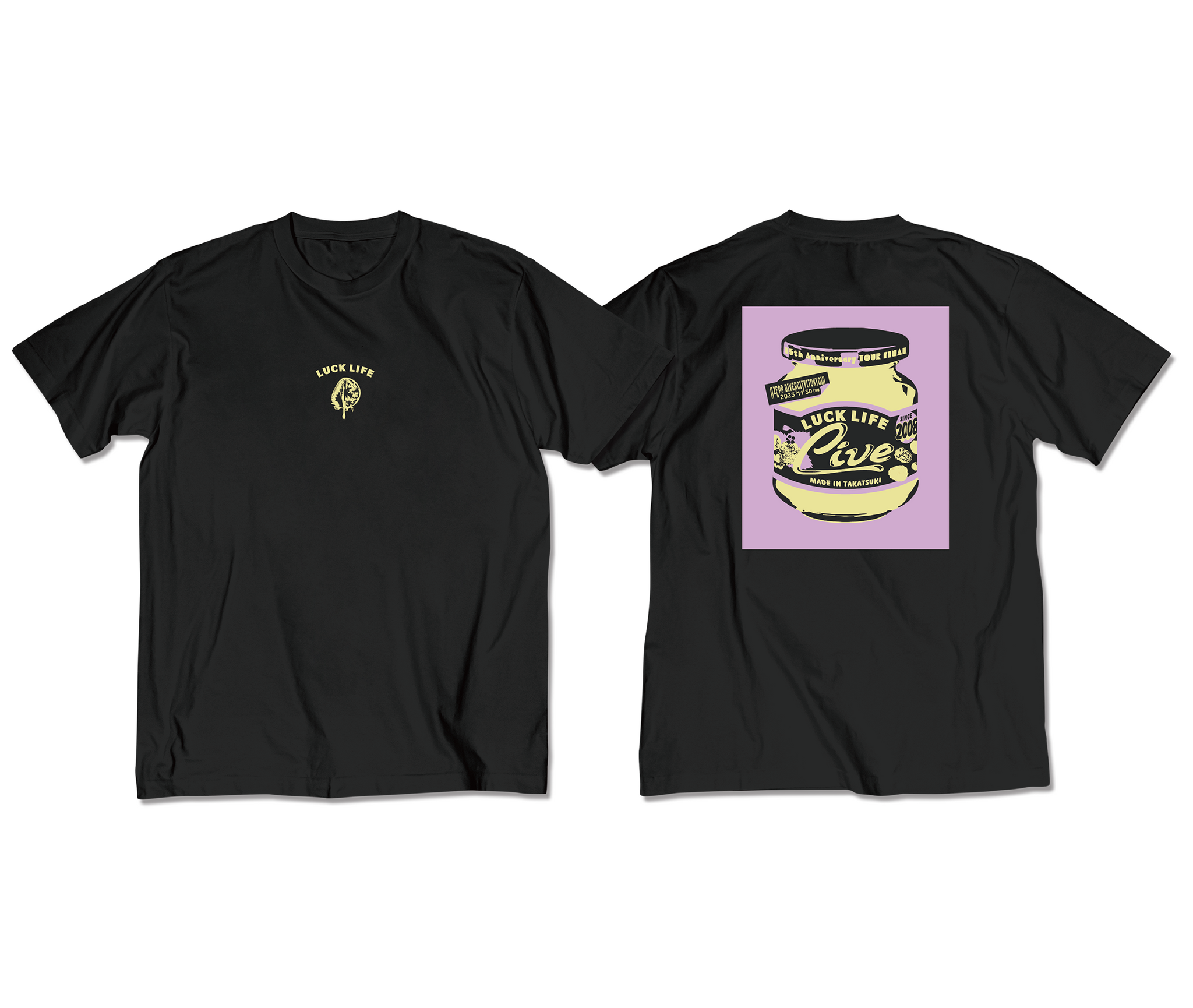 15th Anniversary TOUR「LIVE」TOUR FINAL Tシャツ – Hags Online Shop