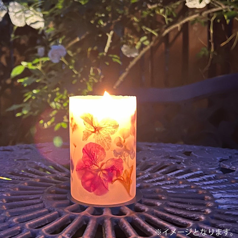 花巻温泉SDGs◇バラ園のお花を使った「ガーデンキャンドル」 | 花巻