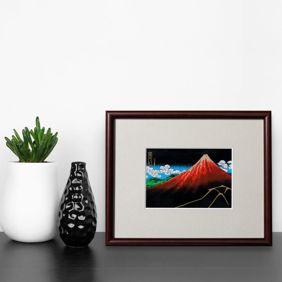 額入り金蒔絵「山下白雨」 – Shop of Hokusai ｜ 北斎館ネットショップ