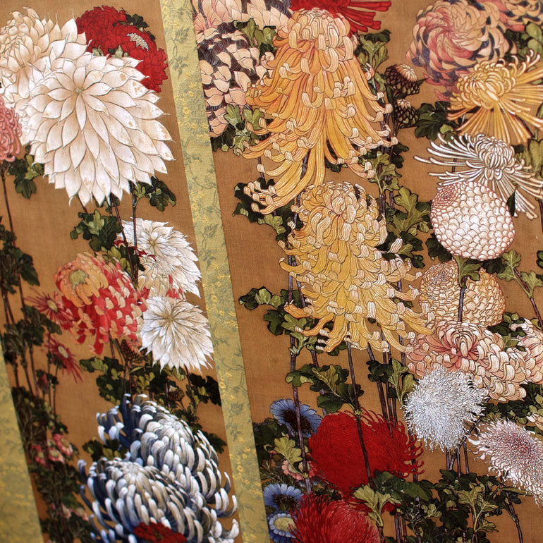 かけ軸「菊」 – Shop of Hokusai ｜ 北斎館ネットショップ