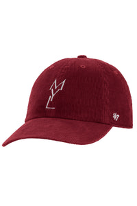 MYLAN Logo Corduroy Cap by '47 | Bordeaux – MYLAN ONLINE SHOP