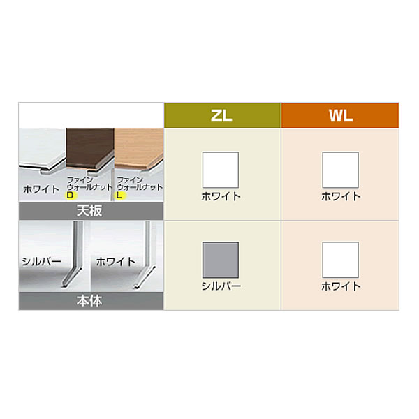 インステート 脇机 平エッジ JM-047LC-AZL｜オフィスデスク｜イトーキ