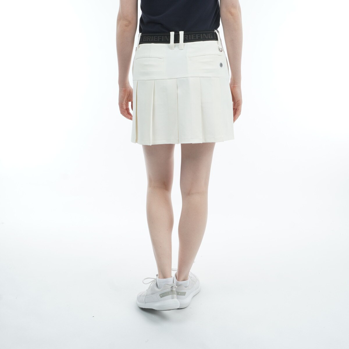 ストレッチ ロゴ エラスティック プリーツ スカート レディス(スカート