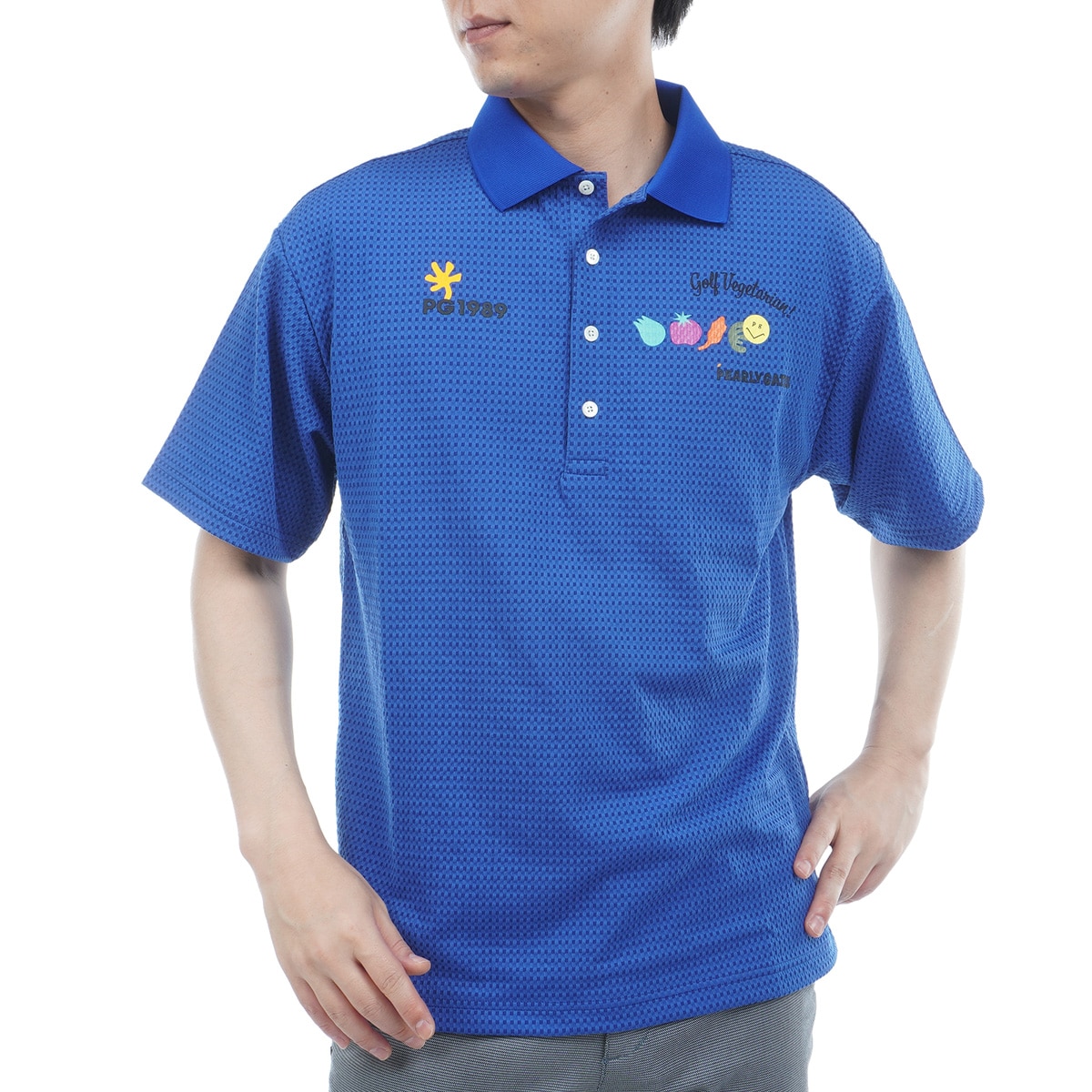 格子サッカー 半袖ポロシャツ(半袖シャツ・ポロシャツ)|PEARLY GATES