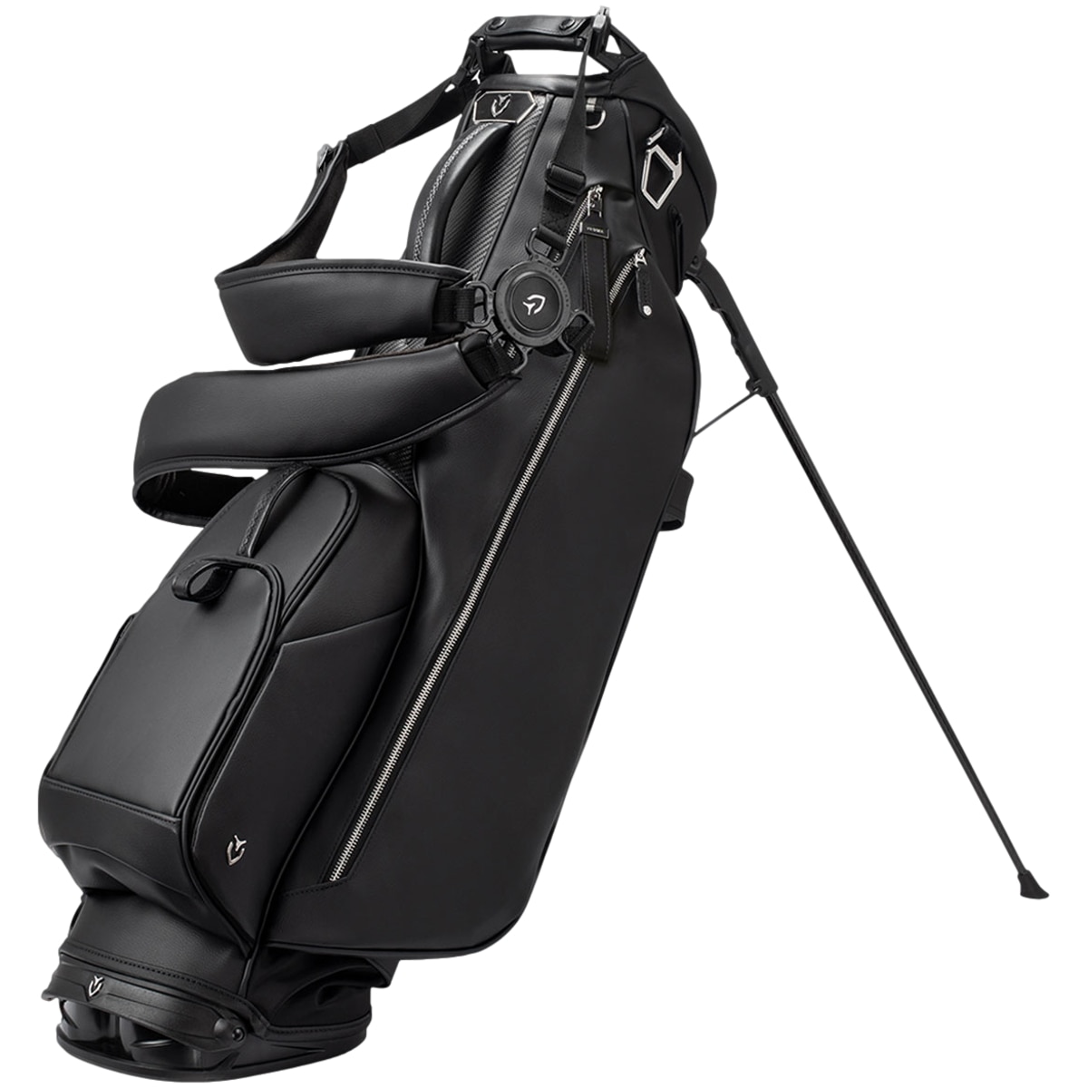 カーボン ラックス シングルストラップ スタンドキャディバッグ(【男性