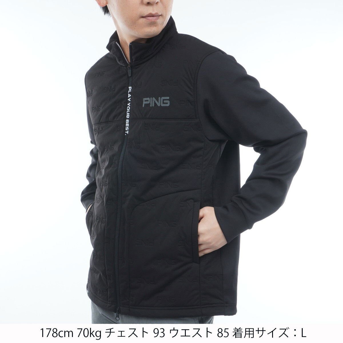 ピンソニック ハイブリットフルジップブルゾン(アウター(ブルゾン