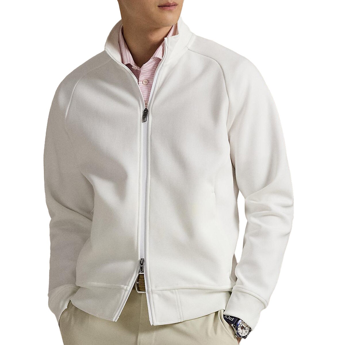 RLX ダブルニット モックネックジャケット(アウター(ブルゾン