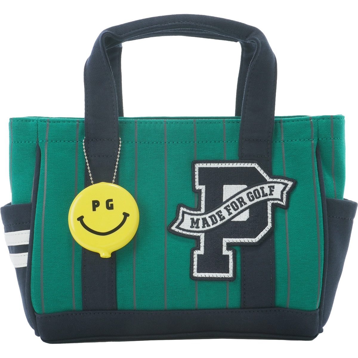 ピンストライプ柄裏毛カートバッグ(ラウンドバッグ)|PEARLY GATES