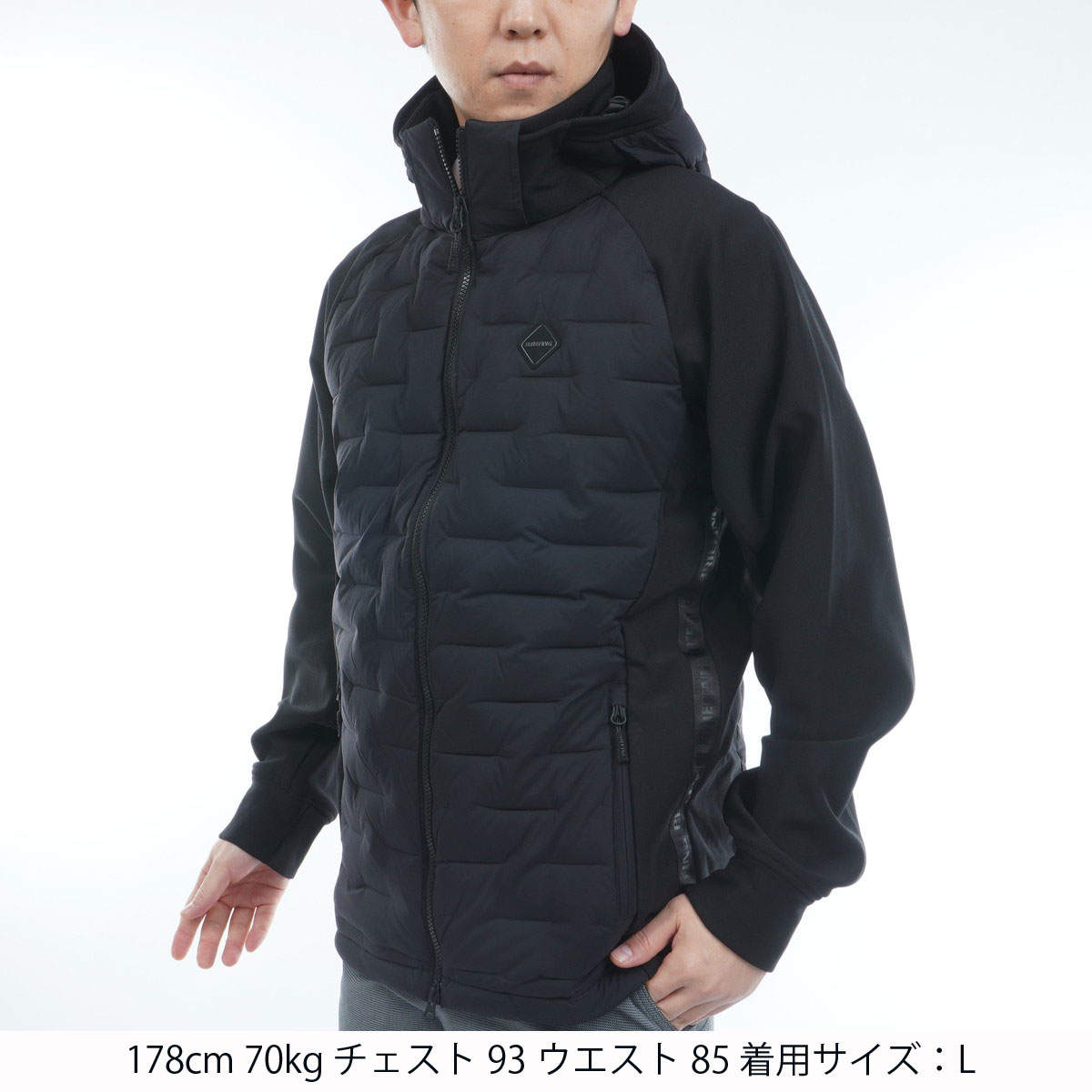 ストレッチ 2WAY ハイブリッド ダウン パーカー(アウター(ブルゾン