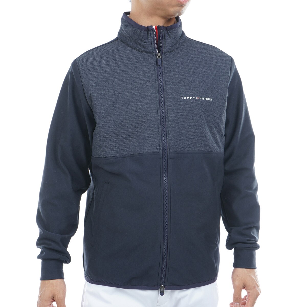 ストレッチ 裏起毛 アクションプリーツ ハイブリッド中綿ジャケット