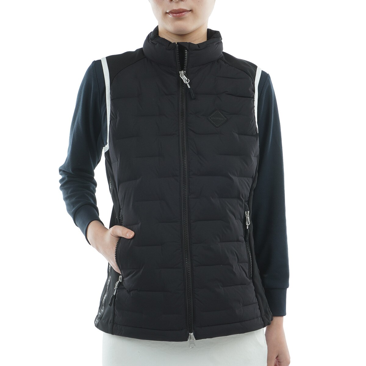 ストレッチ ハイブリッド ダウン ベスト レディス(ベスト)|BRIEFING