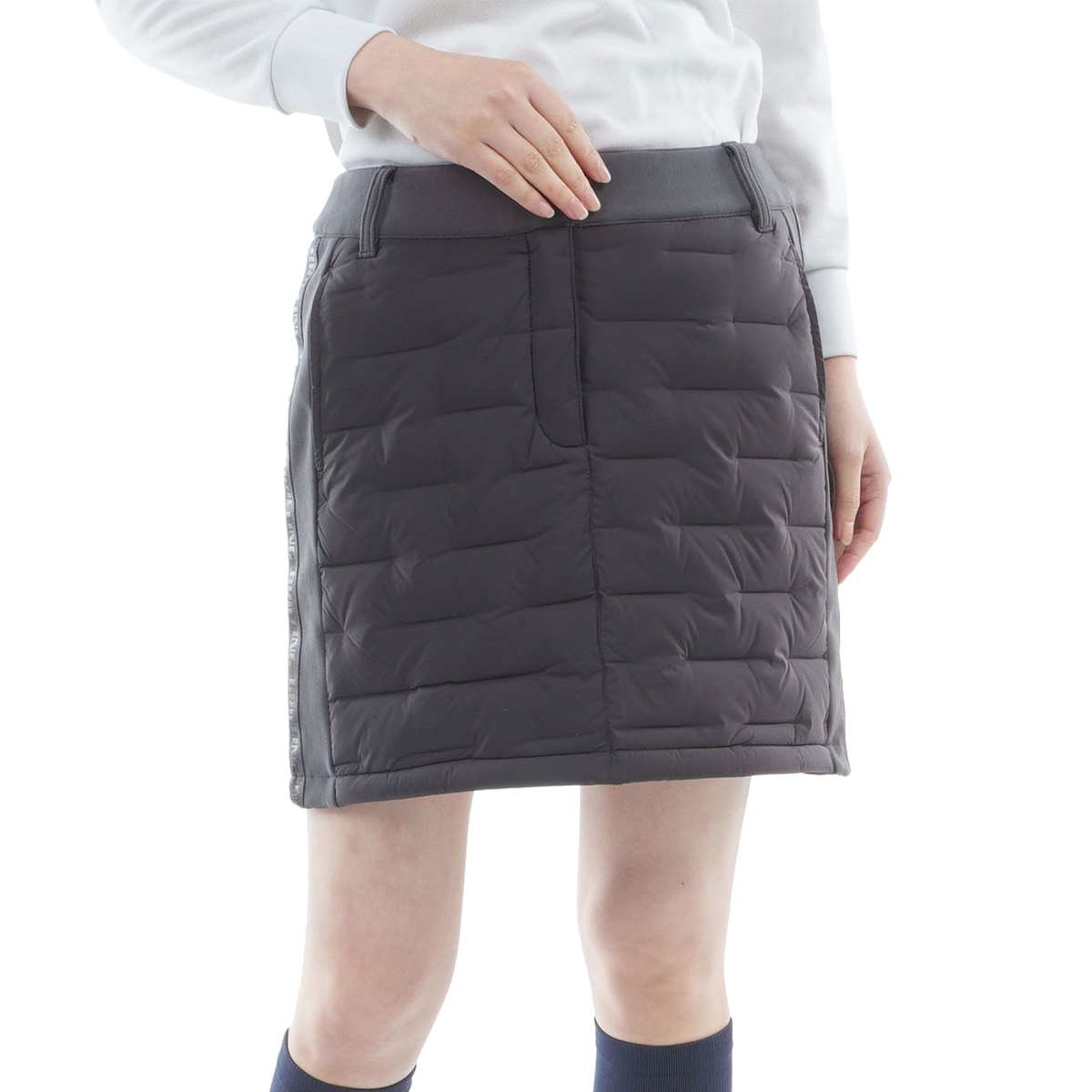ストレッチ ハイブリッド ダウン スカート レディス(スカート