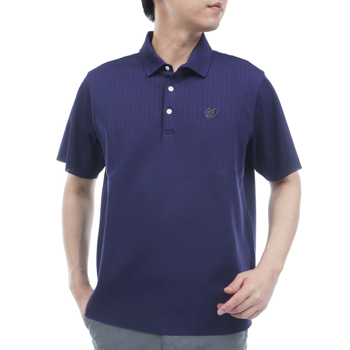 リブスタート針抜きスムース 半袖ポロシャツ(半袖シャツ・ポロシャツ