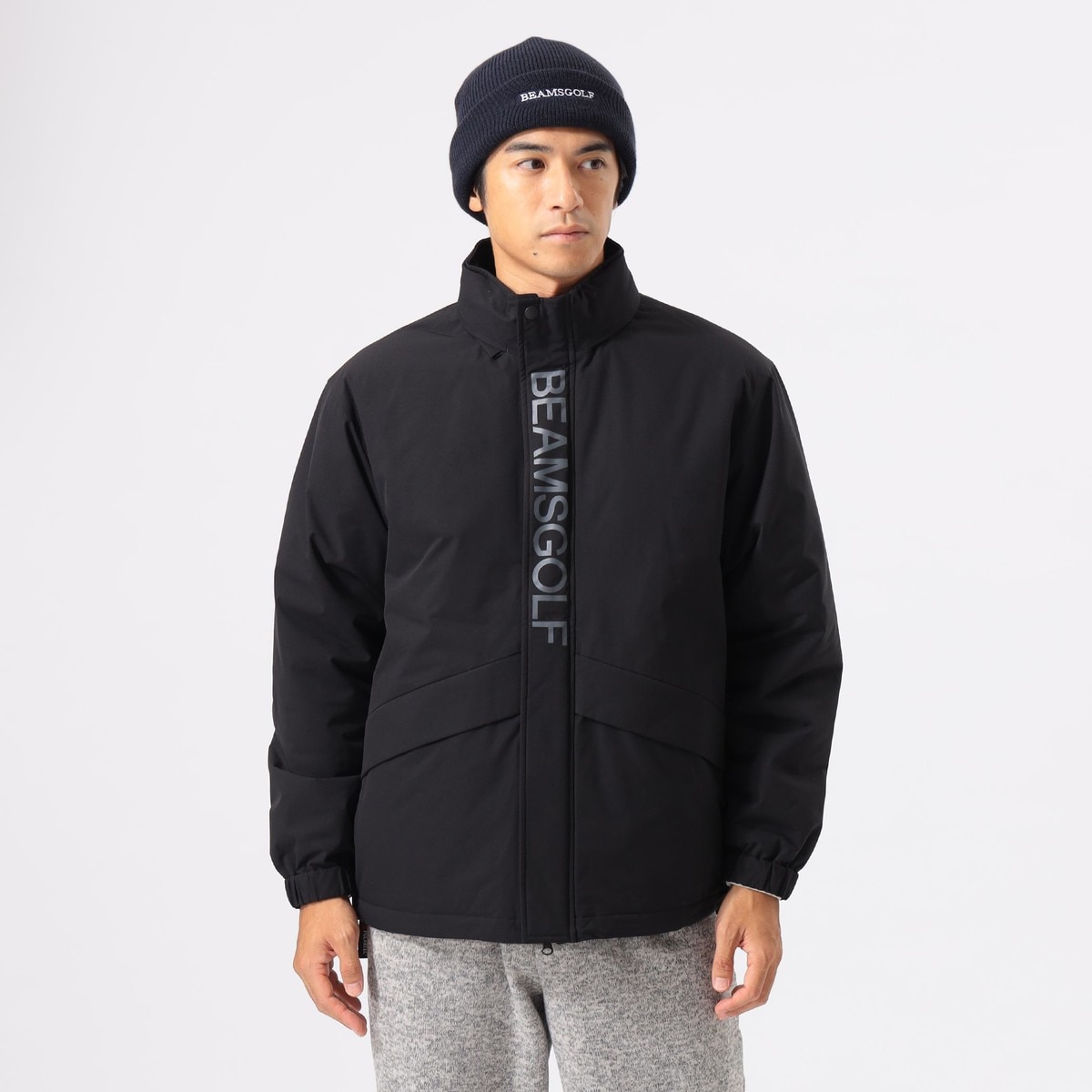 ORANGE LABEL 防風 タテロゴ 撥水 中綿ブルゾン(アウター(ブルゾン