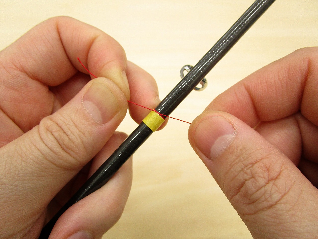 竿作り・修理の方法【スレッドの巻き方】