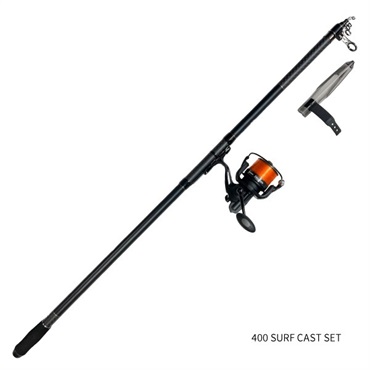 BEGINS SURF SET【振り出し投げ竿とナイロン4号150m付きスピニング