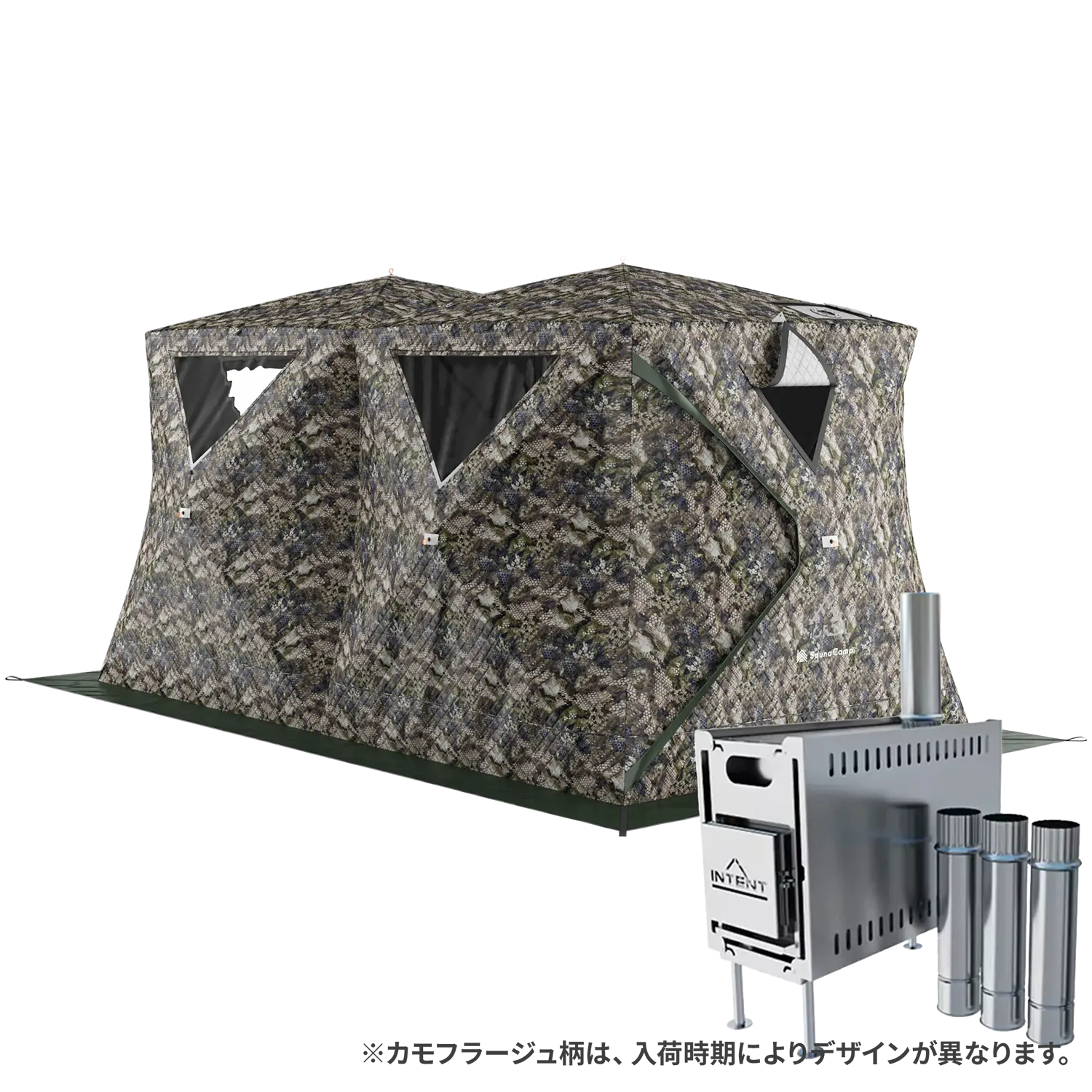 3層式テントサウナ MORZH CUBE DOUBLE（モルジュ キューブ ダブル