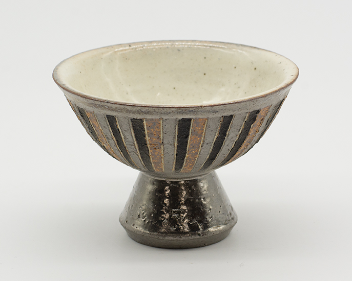 和雑貨 四季彩堂 オンラインショップ / 益子焼 ぐい呑 線文彩