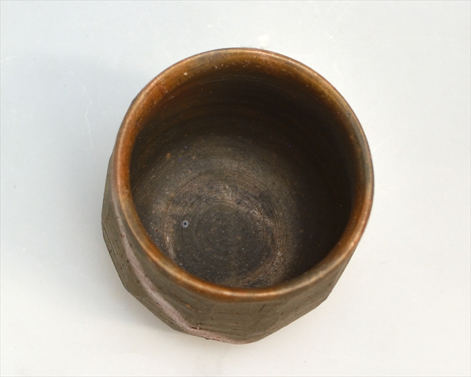 和雑貨 四季彩堂 オンラインショップ / 備前焼 ヒダ金彩湯呑