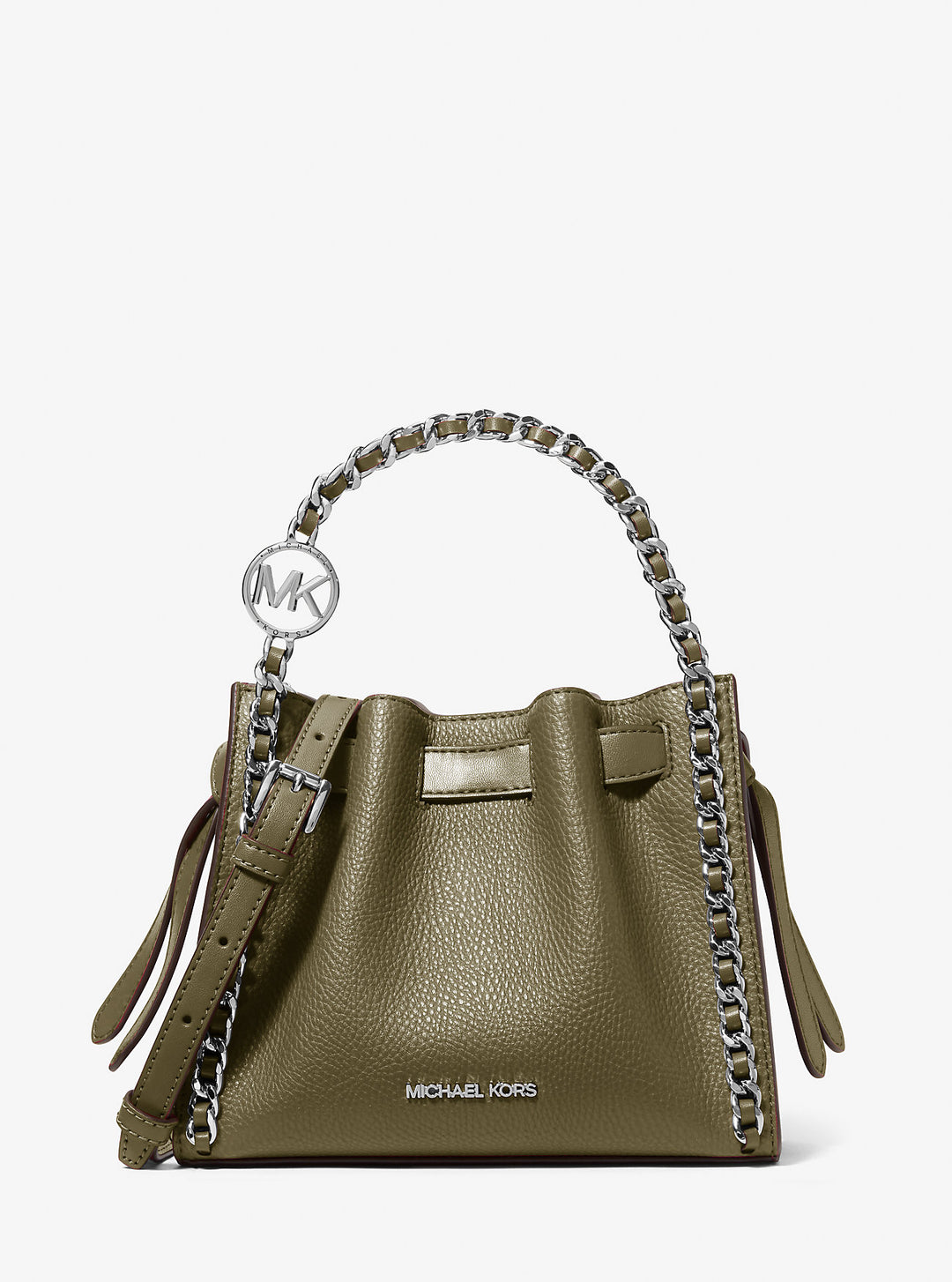 Michael Kors Outlet Mina Small Chain Convertible Crossbody Bag