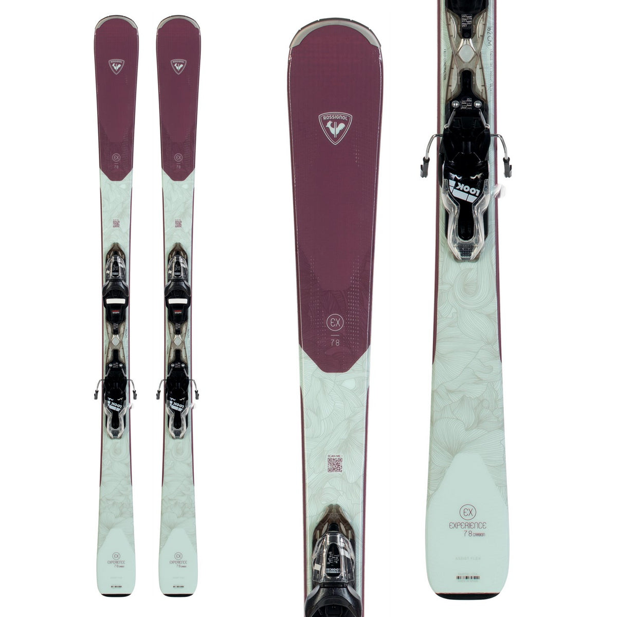 Rossignol Experience 78 CA Skis +Xpress 10 GW Bindings - Women's
