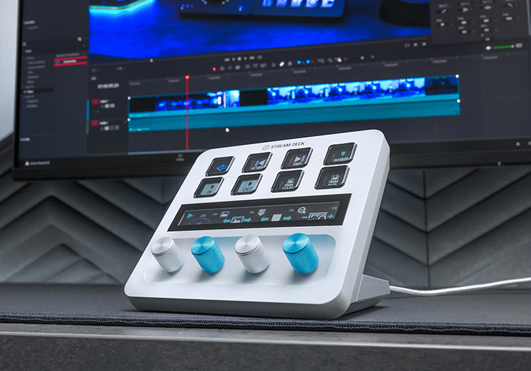 Elgato Stream Deck + ホワイト USBハブ 替えダイヤル付き Stream Deck