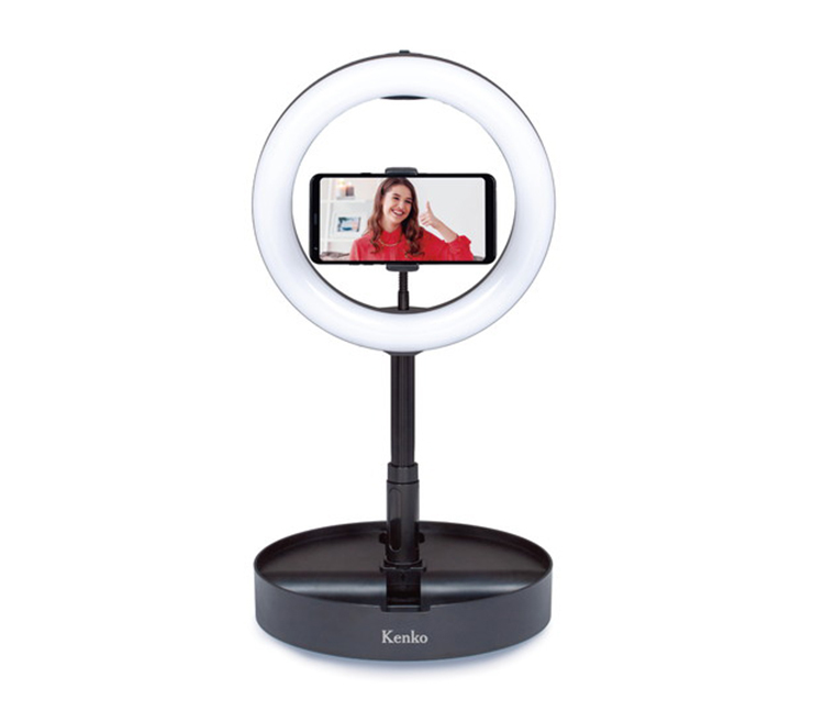 リングライト コンパクトに収納できるLEDリングライト キャッチライト