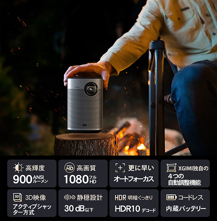 XGIMI Halo+ （エクス ジミー ハロプラス） WM03A モバイル